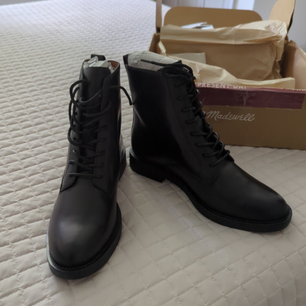 Madewell Evelyn Lace Up Ankle Boot
